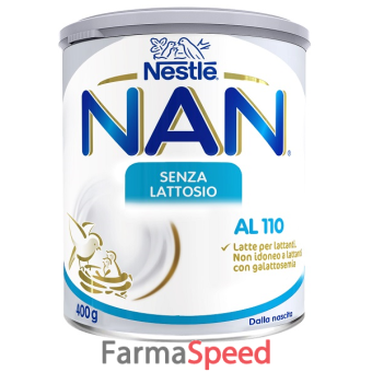 nestle' nan senza lattosio al 110 400 g