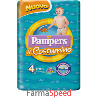 pampers costumino cp 11 tg4 tg 4 11 pezzi