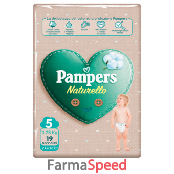 pampers natur junior cp 17 pezzi + 2