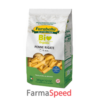 farabella bio penne rigate mais-riso 340 g