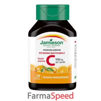 jamieson vitamina c 1000 masticabile arancia 120 compresse