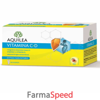 aquilea vitamina c + d 28 bustine stick