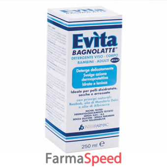 evita baby bagnolatte 250ml