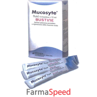 mucosyte fluid soluzione concentrata 12 bustine 15 ml