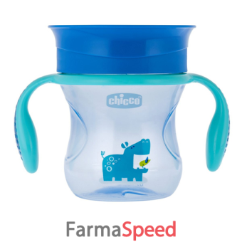 chicco tazza perfect 360 azzurra 12 mesi