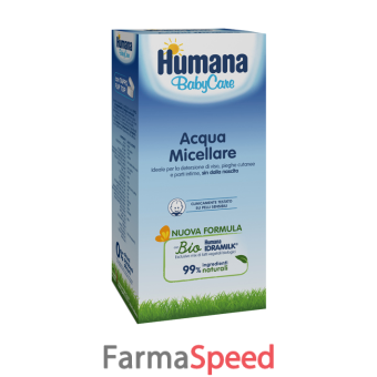 humana baby care acqua micellare 300 ml