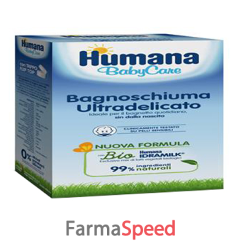 humana baby care bagnoschiuma 200 ml