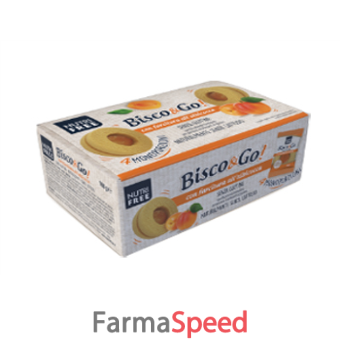 nutrifree bisco&go con farcitura all'albicocca 4x40 g