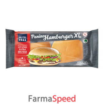 nutrifree panino hamburger xl 100 g x 2