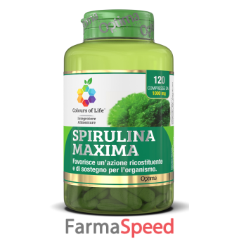 colours of life spirulina maxima 120 compresse