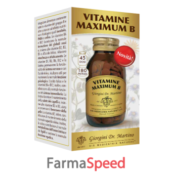 vitamine maximum b 180 pastiglie