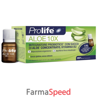 prolife aloe 10 flaconi x 8 ml