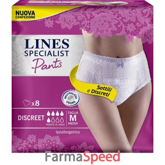 lines specialist pants discreet taglia m 8 pezzi