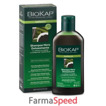 biokap shampoo nero detossinante 200 ml