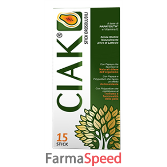 ciak 15 stick orosolubili