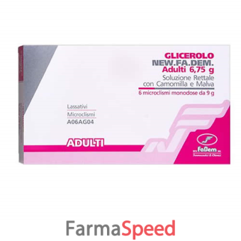 glicerolo cam malva - adulti 6,75 g soluzione rettale 6 contenitori monodose con camomilla e malva