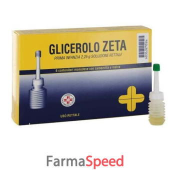 glicerolo zeta - prima infanzia 2,25 g soluzione rettale 6 contenitori monodose con camomilla e malva