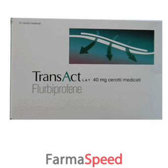 transact lat - 40 mg cerotti medicati 10 cerotti 