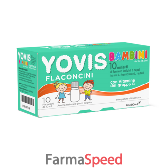 yovis bambini fragola 10 flaconcini x 10 ml