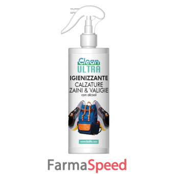 clean ultra igienizzante calzature-zaini-valigie 250 ml