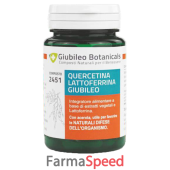 giubileo botanicals quercetina lattoferrina 30 capsule