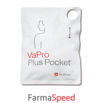 catetere intermittente vapro plus pocket no touch con sacca ch 12 30 pezzi