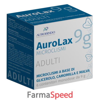 aurolax microclismi per adulti 6 contenitori 9 g