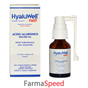 hyaluwell fast spray sublinguale 20 ml