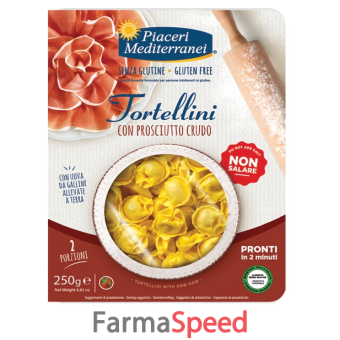 piaceri mediterranei tortellini prosciutto 250 g