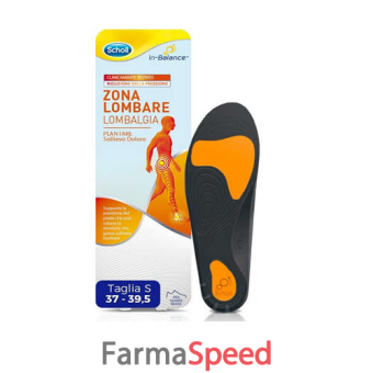 scholl plantare lombare m 2 pezzi