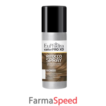 euphidra colorpro xd tintura ritocco spray capelli biondo 75 ml