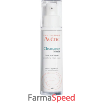 avene cleanance women trattamento notte levigante 30 ml