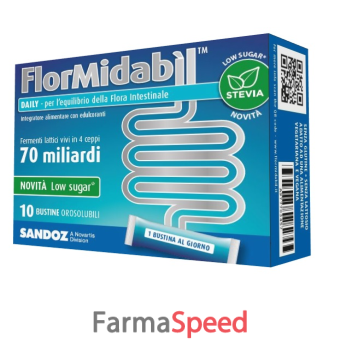 flormidabil stop 6 bustine con stevia