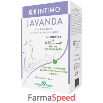 gse intimo lavanda 4 flaconi da 100 ml