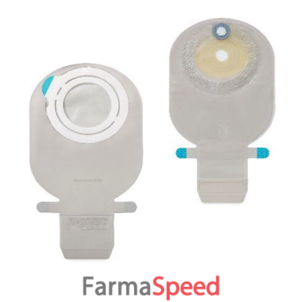 sensura mio flex sistema 2 pezzi con aggancio adesivo sacca ileostomia trasparente 70mm da 550 ml 30 pezzi