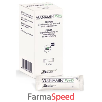 vulnamin pwd medicazione interattiva in polvere di sodio jaluronato e aminoacidi 2 stick pack