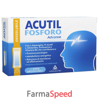 acutil fosforo advance 12 stick orosolubili