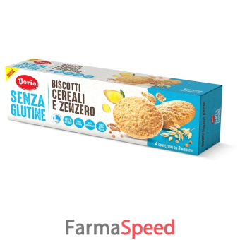 doria biscotti cereali e zenzero 4x37,5 g