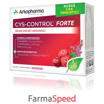 cys control forte probiotici 15 bustine