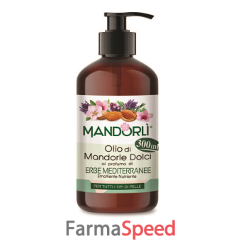 mandorli erbe mediterranee olio corpo 300 ml