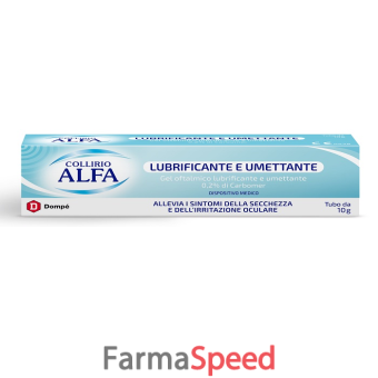 collirio alfa gel lubrificante e umettante 10 ml