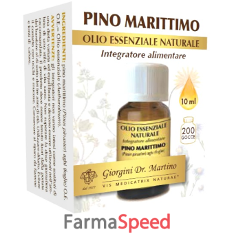 pino marittimo olio essenziale naturale 10 ml