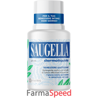 saugella dermoliquido ph 3,5 benessere quotidiano detergente intimo 100 ml