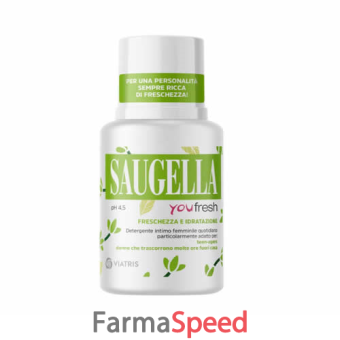 saugella you fresh ph 4,5 freschezza e idratazione detergente intimo 100 ml