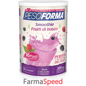 pesoforma smoothie frutti bosco 436 g