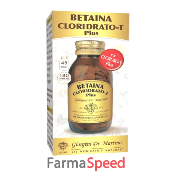 betaina cloridrato-t plus 180 pastiglie