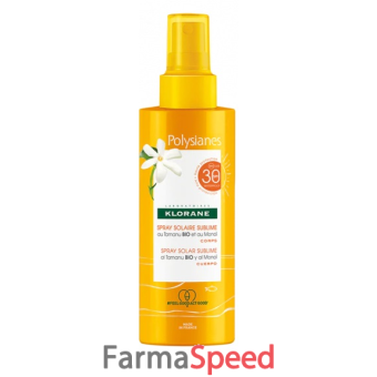 klorane spray solare sublime spf 30 corpo 200ml