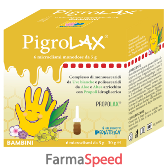 microclisma pigrolax bambini 6 pezzi