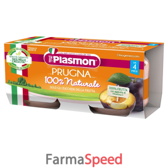 plasmon omogeneizzato prugna 2 x 80 g