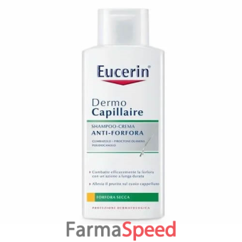 eucerin shampoo crema antiforfora secca 250 ml